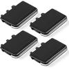 4PCS Front Row AC Vent Air Conditioning Vent Outlet Tab Clips Fit for Toyota for Corolla Black