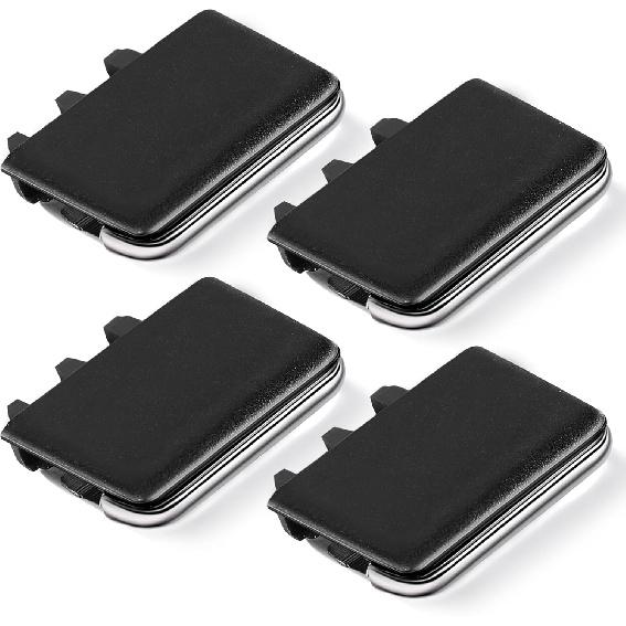 4PCS Front Row AC Vent Air Conditioning Vent Outlet Tab Clips Fit for Toyota for Corolla Black