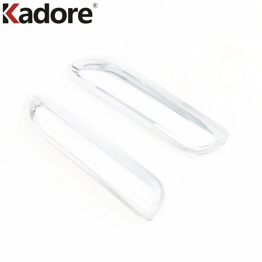 For Toyota Sienna   Chrome Car Rear Fog Light Lamp Cover Trim Tail Foglight Bezel Garnish Trims Accessories ABS Chrome