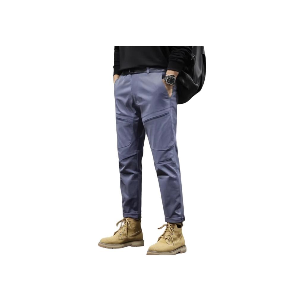SALOMON Outerpath Urban Outdoor Series Simple Comfortable Waterproof Mid-Rise Straight Leg Casual Pants Men Bottoms Midnight-Blue C24760