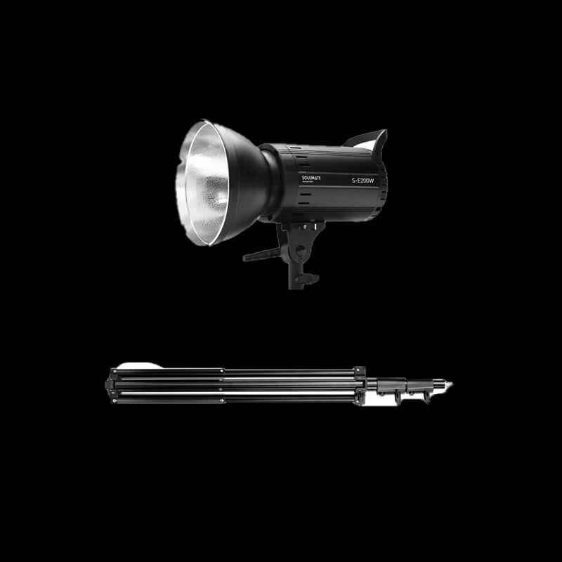 SOULMATEE200 E200W Professional LED Live Stream & Photography Light Kit