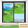 Retractable Titanium Silver Sunshade for Home & Car - High-Definition Transparent Car-Mounted Sun Curtain