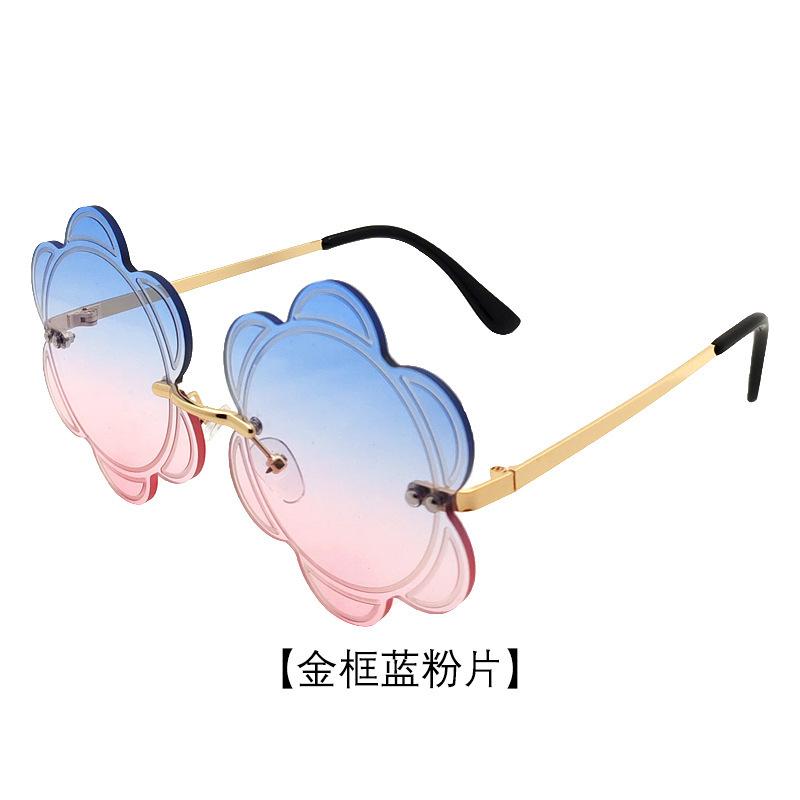 Sunglasses for Women, New European and American Style, Unique Frameless Floral Sunglasses, High-end Street Style, Hip-hop Eyewear