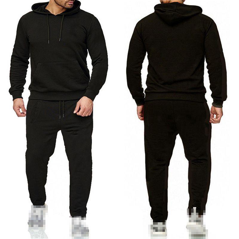 Immaculate Quality Mens Pullover Tracksuit Hoodie Jogging Bottoms Set With Stretch Fabric