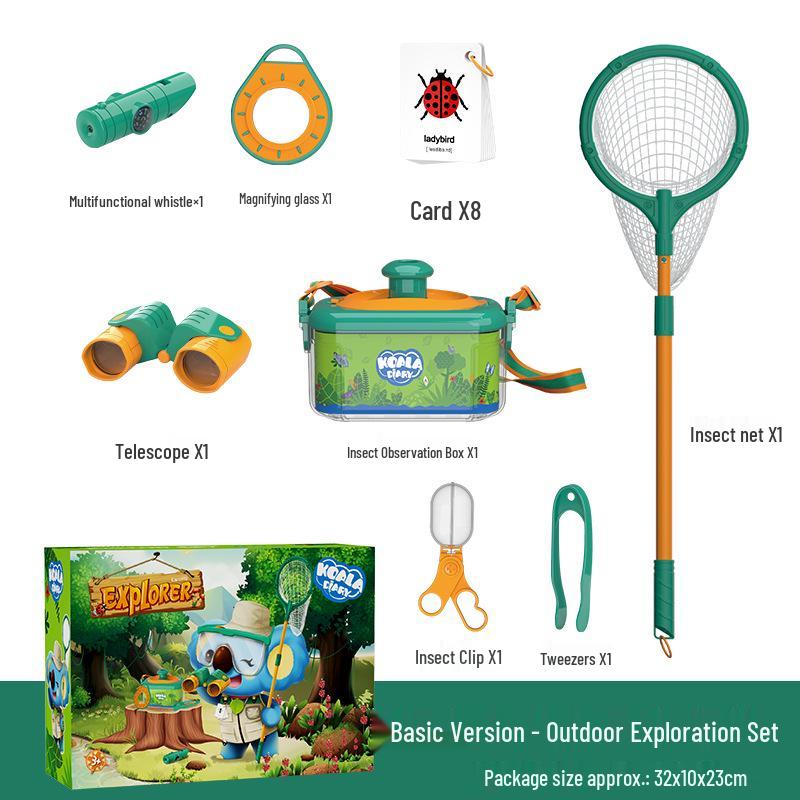 Kids' Nature Exploration Kit: Insect Catcher, Observation Box, Telescope & Wildlife Experiments