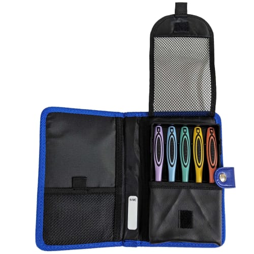 Yoshiharu Cutlery Crystal Blizzard 2-Way Grip Carving Knife Set with Safety Guard, Elementary School (Left-Handed)