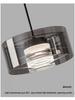 2025 Modern Minimalist Glass Pendant Light with Adjustable Height for Dining Table or Bar