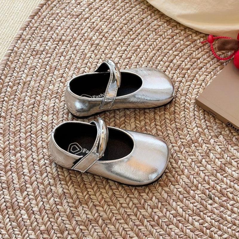 Girls' Fashionable Princess Shoes Baby Girls' Korean Style Leather Shoes Lightweight Mary Jane Shoes