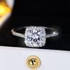 Classics 925 Sterling Silver Rings for Women Elegant Round Cut CZ Zircon Engagement Ring Wedding Jewelry Gifts