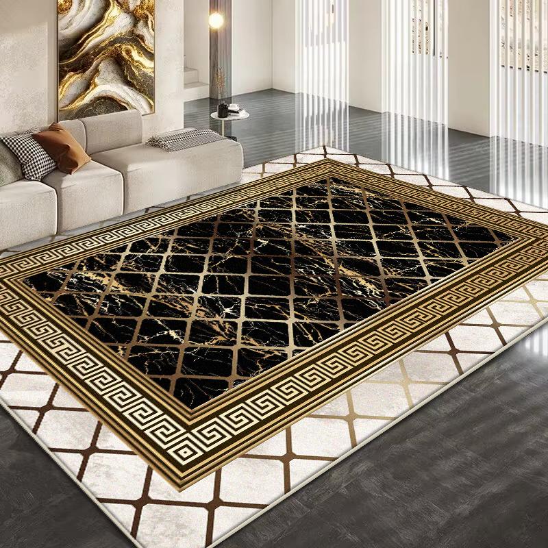 Luksusowe Duże Dywany do Salonu Dywan do Hali Willi w Stylu Europejskim Antypoślizgowy Dywan Dekoracyjny do Sypialni Zmywalna Mata pod Stoliki Kawowe