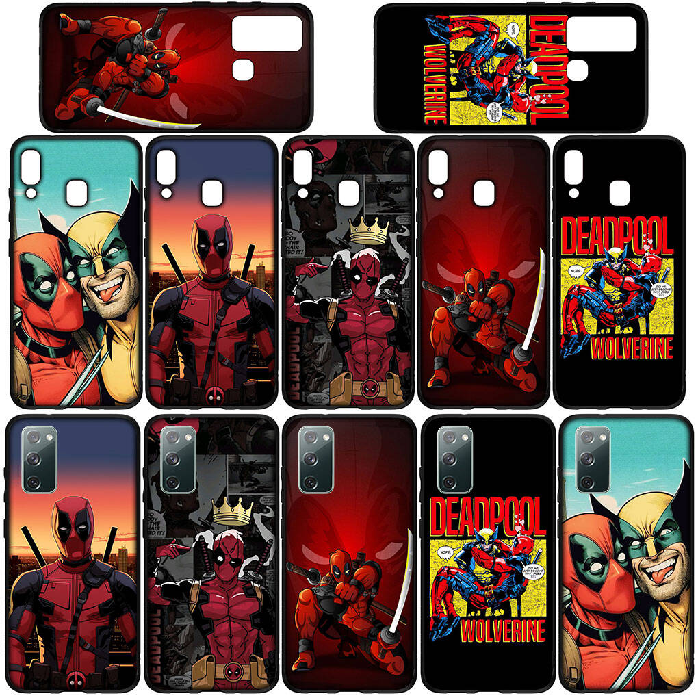 Cover for iPhone 17 16 15 Xiaomi Poco Redmi Note 14 13 12 11 Pro Max 9 16e Samsung Galaxy S25 S24 S23 OPPO Huawei Wolverine And Deadpool Phone Case