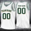 Custom Team Basketball Uniform Personalized Name Number Sleeveless Sports Jersey Training Competition Tank Tops Unisex Loose Tee