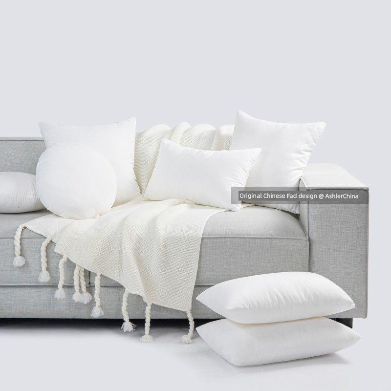 

Aishile Throw Pillow Filler Original Pp Cotton Household Fabrics Sofa Cushion Core Living Room Bedroom Brand Large Size Pillow Inner Pp cotton pillow core Heart pillow core