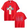 Singer Rosalia Lux 2026 Album Tour Print Harajuku Style Loose Cotton Fashion Summer Casual Streetwear Unisex And Unisex TShirt