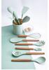 Creative Non-stick Silicone Cookware Set with Wooden Handles