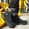 Waterproof Steel Toe Cap Summer Safety Shoes For Men Light Breathable Sneaker Comfortable Indestructible Hombre Work Boots