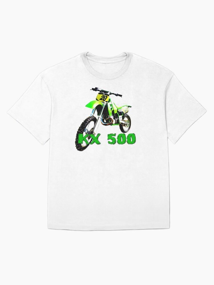 Cross Road KX 500 Motocross, Vintage Dirt Bike, Green Dirt Bike, Motocross Oversized Unisex T-Shirt