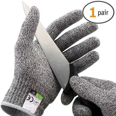 Schnittfestigkeit Stichfestigkeit Draht Metallhandschuh Level 5 Küche Metzger Schnittschutzhandschuhe für Austernschälen Fisch Gartenarbeit Sicherheitshandschuhe