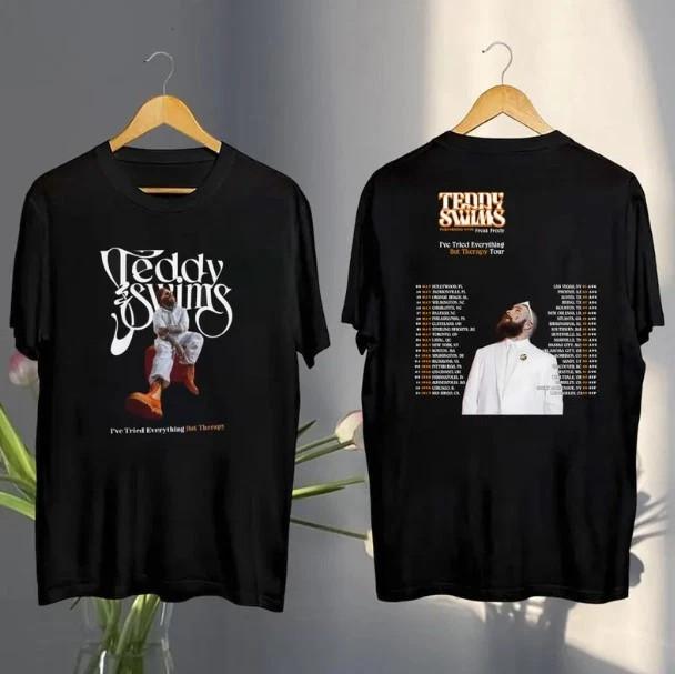 Teddy Swims Graphic Shirt, Teddy Swims Tour 2025 T-Shirt Gift Full Size S-4XL Unisex T-Shirt XXXXL