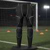 Pantaloni a Compressione Imbottiti Assorbiurto Allenamento Portiere