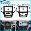 9 Inch Car Frame Fascia Canbus Box Adapter Android Radio Dash Fitting Panel Kit For Jeep Grand Cherokee 2014 - 2017