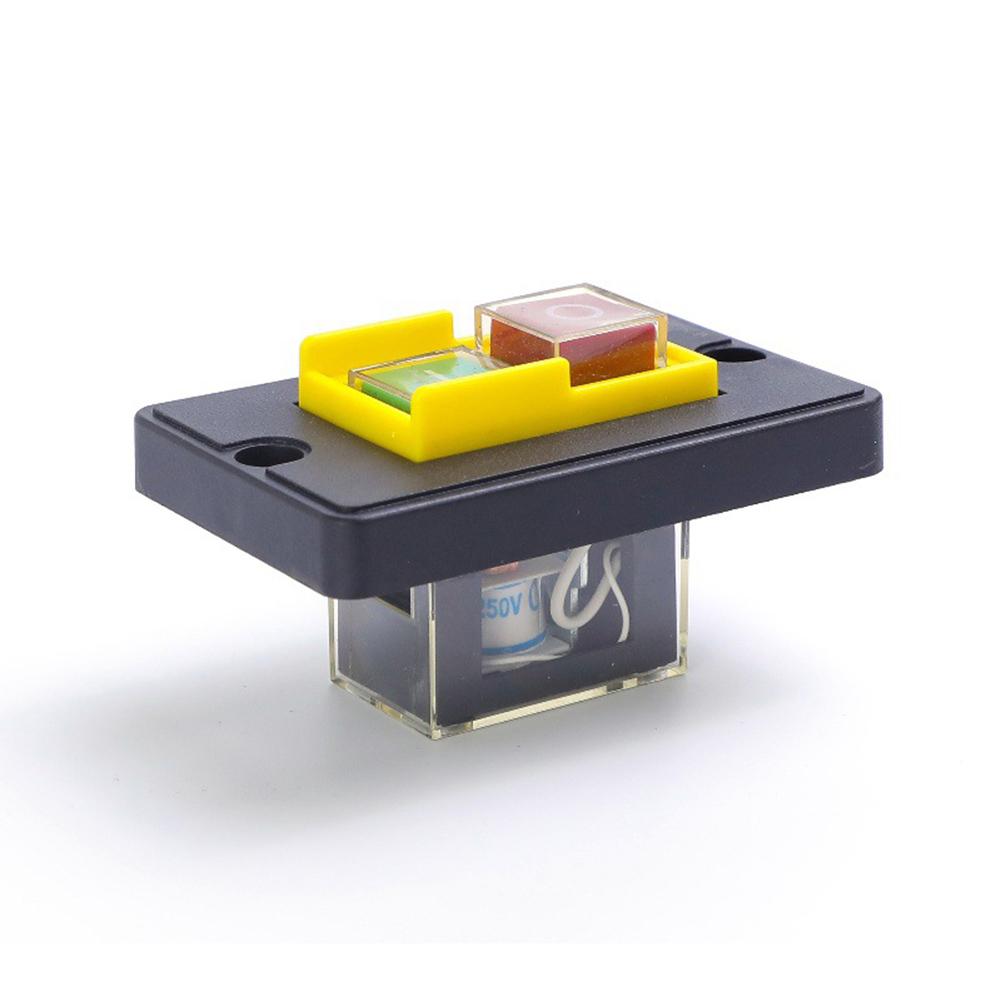 KJD63 Electromagnetic Switch with Panel Waterproof Start Button Rated 250V 5E4 Mechanical Cycles for Industrial Equipment