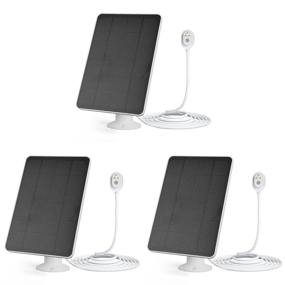 4W/6W 5V Solar Panel Charger IP65 Weatherproof Adjustable Wall Mount W/ 9.8ft Charging Cable for Arlo Pro 5S/4/3 4