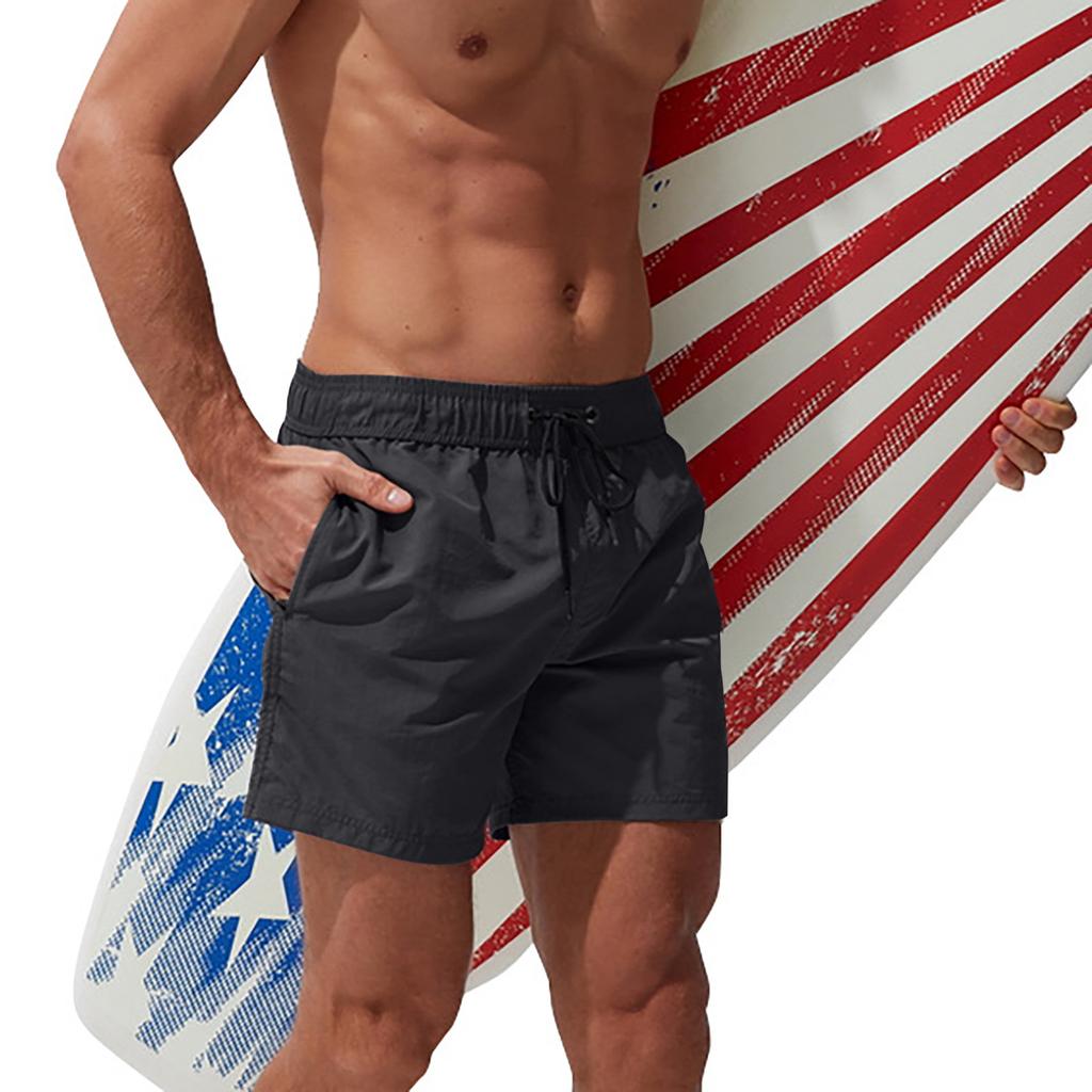 Men's Beach Casual Beach Pants Printed Five Pants Swim Shorts Shorts
