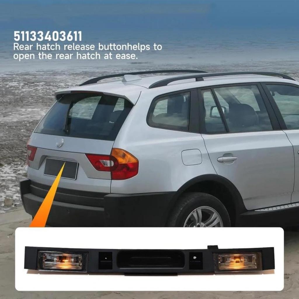 Rear Trunk Lid Handle with Key Switch for BMW X3 E83 (Part 51133403611)