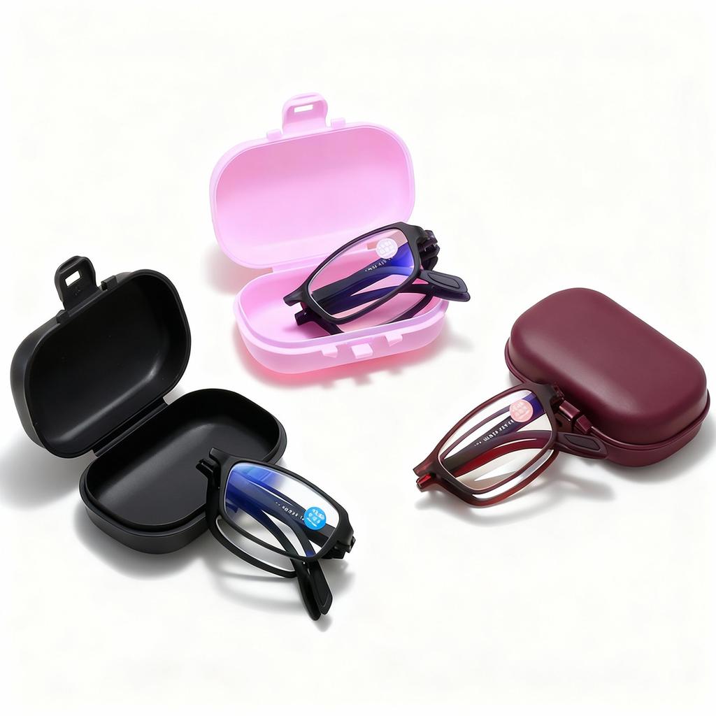 2026 High Quality, Fashionable, High-definition Anti Blue Light Presbyopia Glasses, Portable Foldable Presbyopia Glasses