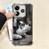Alaskan Husky Cute Dogs Plating Phone Case For Xiaomi Redmi Note 14 15 Pro Plus 13 12 11 11S 11T 10 9S 9 5G Anti-Fall Airabag Co