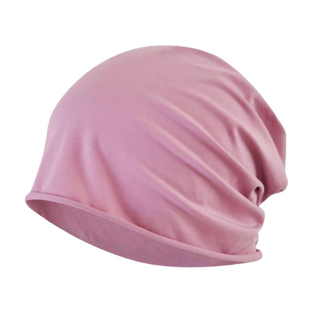2PCS Breathable Confinement Nightcap Windproof Bald Cap Cover Thin Slouchy Beanie Air Conditioning фиолетовый