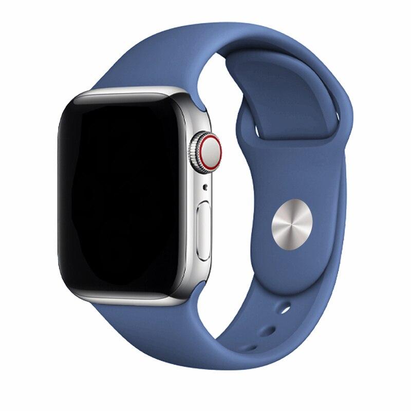 Silikonový řemínek pro řemínek Apple Watch 44 mm 49 mm 45 mm 41 mm 40 mm 42 mm 38 mm náramek iwatch série 9 7 se 3 4 5 6 8 Pásek Ultra2