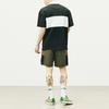 Vans Color Block Patchwork Cargo Shorts Men Shorts Army-Green VN0A54E8ZD8