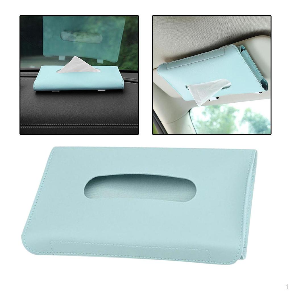 Tissue Box , Waterproof Napkin Holder Organizer Interior Paper Towel for Backseat Armrest