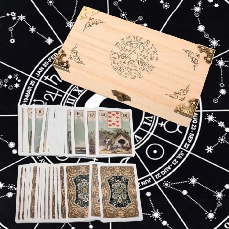 Wood Box Playing Cards Case Packing Poker Bridge Wood Box Poker Card Container