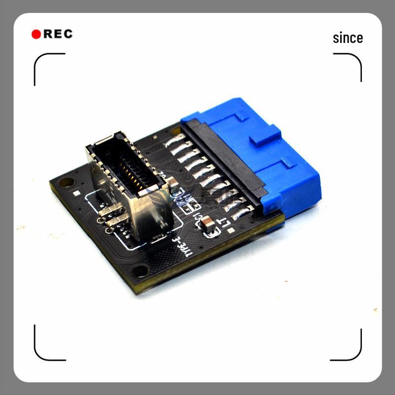 USB 3.0 19-Pin to USB 3.2 Type-C Front Adapter 9-Pin to Type-E 20-Pin