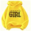 Girls' Spring/Fall Long Sleeve "Mama Girl" Print Sweatshirt Children's Clothing Cute Hoody for Boys Girls Casual Hoodies