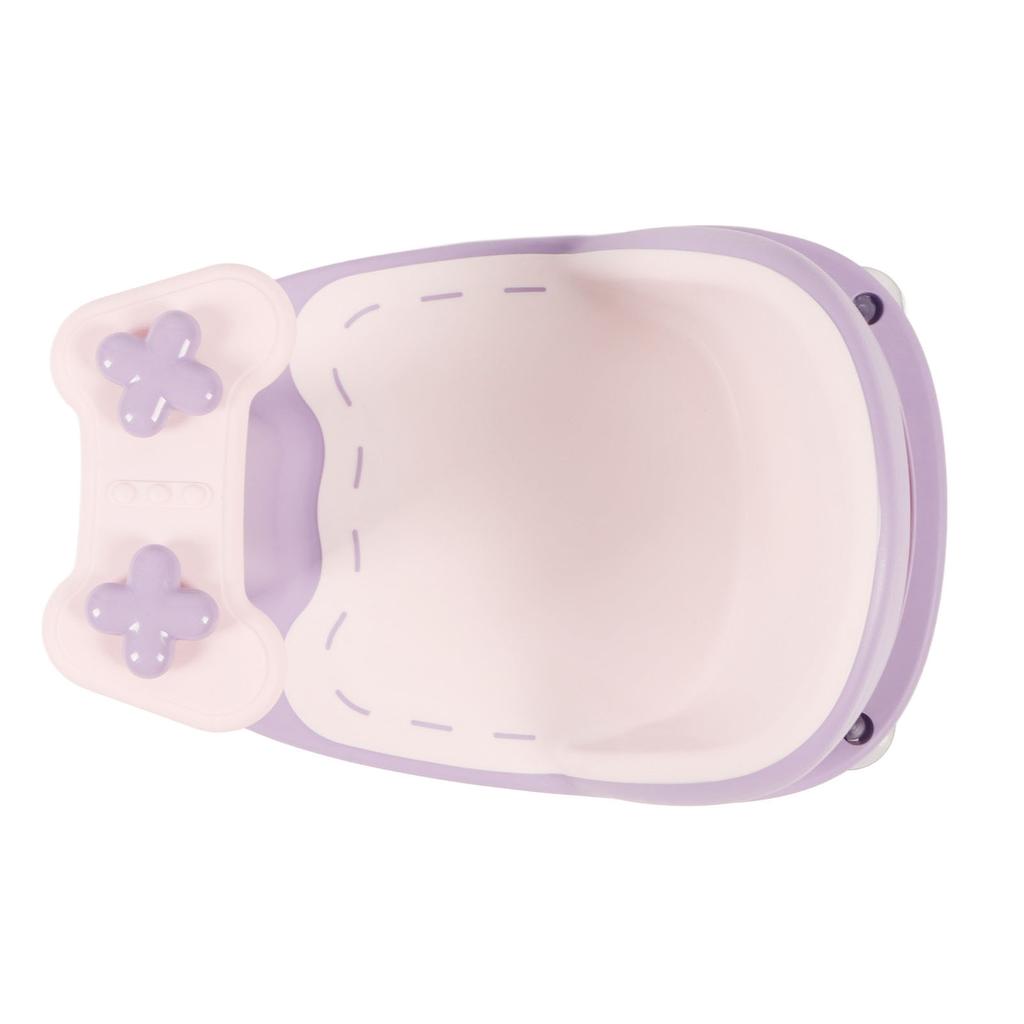 Baby Bath Seating Anti Slip PP Portable Infant Shower Chair with Secure Suction Cups for Washroom Bathroom