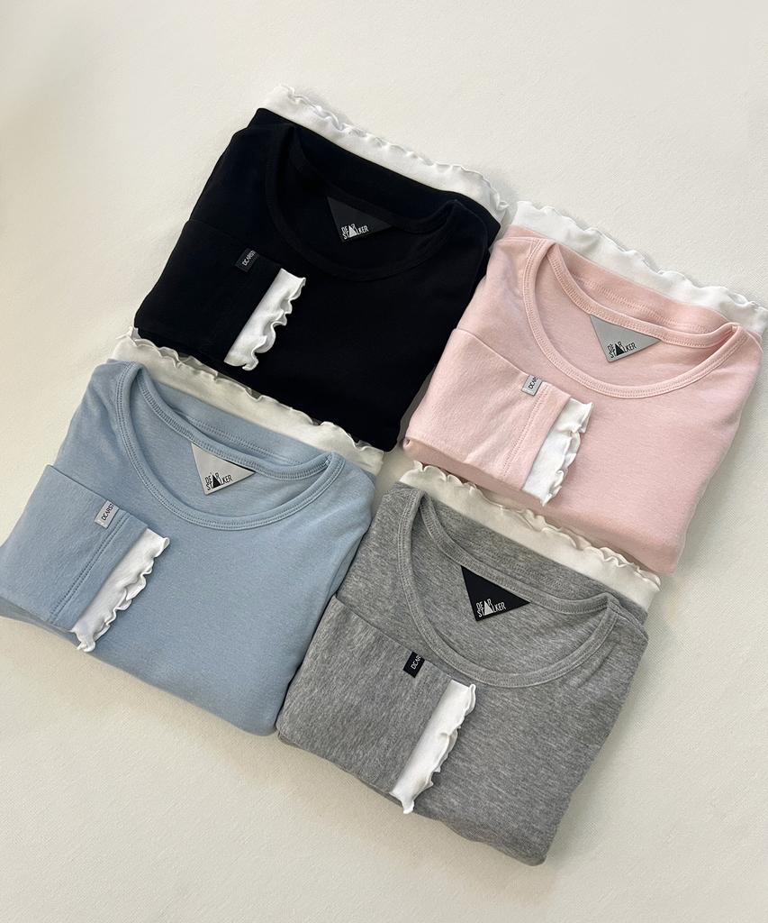 DEARSTALKER D. Basic Wave Layered T - 4 Color