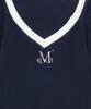 Mucent Binding Track Line V-Neck Ribbed Tee (3 Colors)