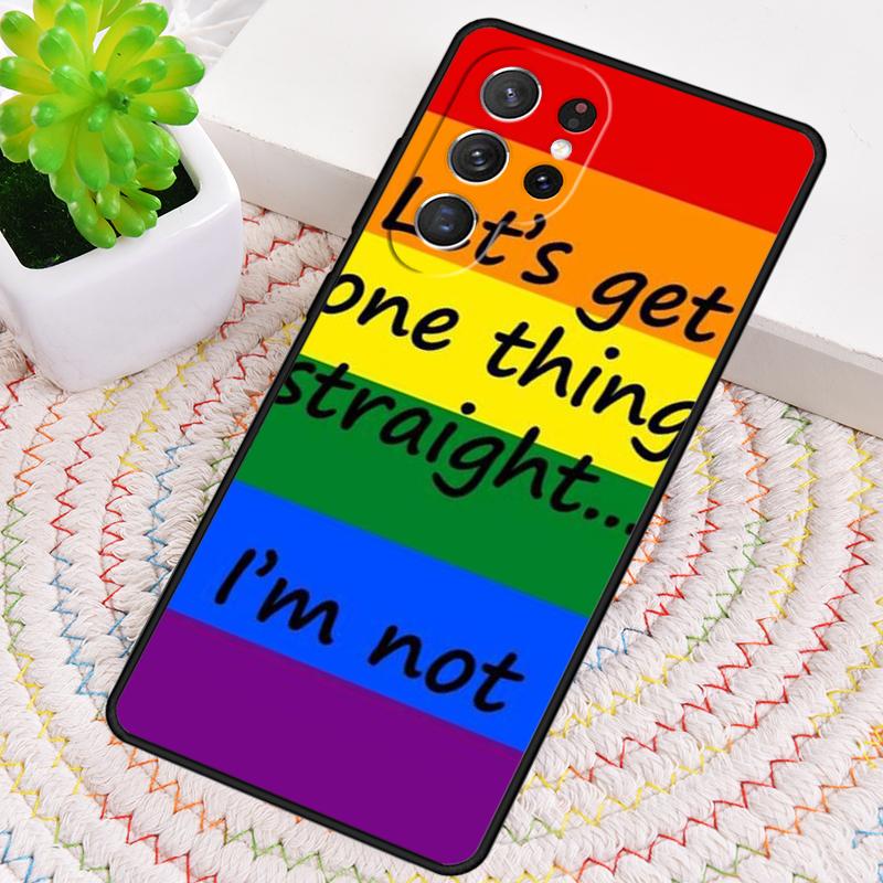 Lass uns eins klarstellen Silikon-Handyhülle für Samsung Galaxy Note 10 Pro S26 S25 S24 S23 S22 S21 Plus S25Ultra Capa Cover