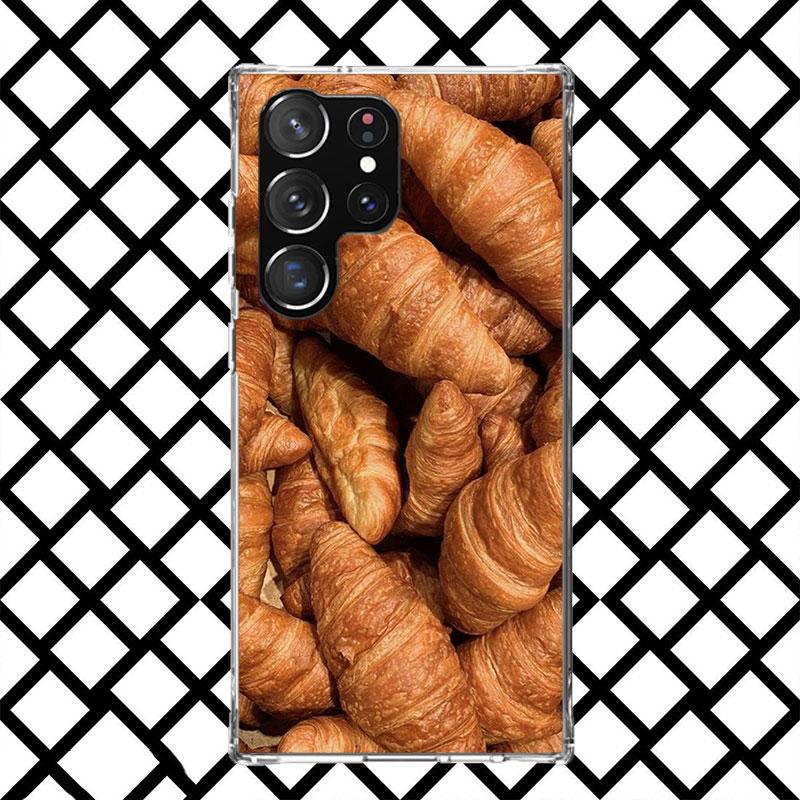 French Fries Burger Pizza Phone Case for Samsung Galaxy S26 S25 Edge S24 S23 Ultra S22 Plus S21 FE S20 + Soft Cover Print Fundas
