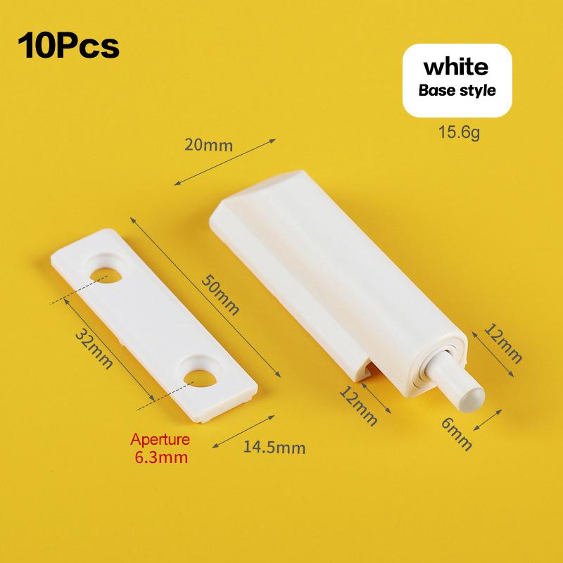 Practical Furniture Hardware Accessories, 10PCS Soft Close Cabinet Catches Damper Buffers for Door Stop
