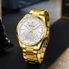 CURREN Classic Simple Stainless Steel Quartz Wristwatches Fashion Brand Men's Watches With Luminous Hands