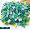 100g Diy Mix Color Glitter Glass Mosaic Stones Mosaic Tiles Glass Pebbles Crafts Material Puzzle For Diy Mosaic Making  Arte