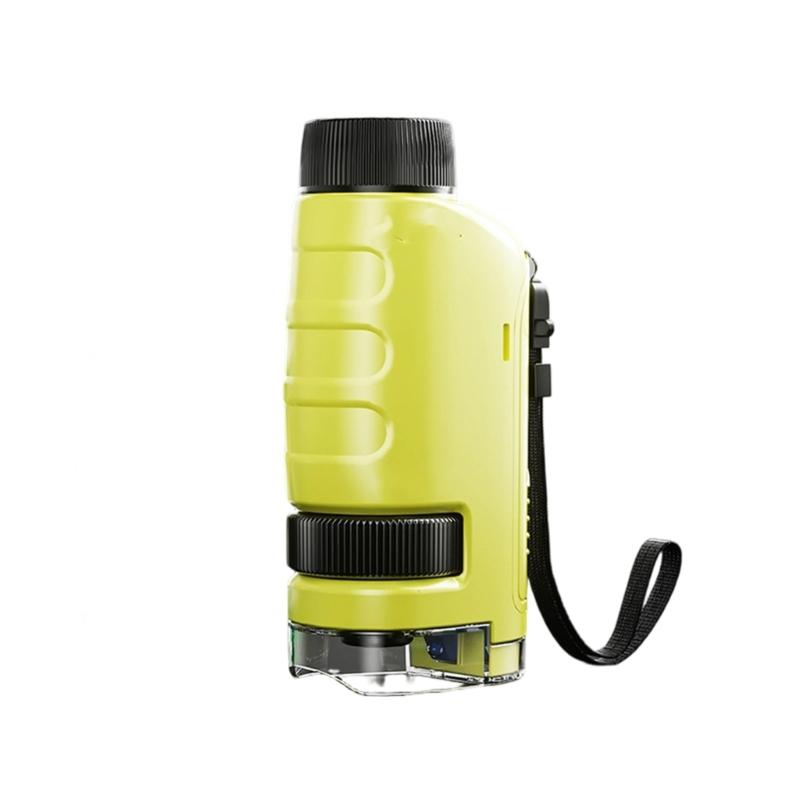 Strong ABS Plastic Kids Microscope Easy To Operate Device for Educational Use In School Setting & Outdoor Adventure