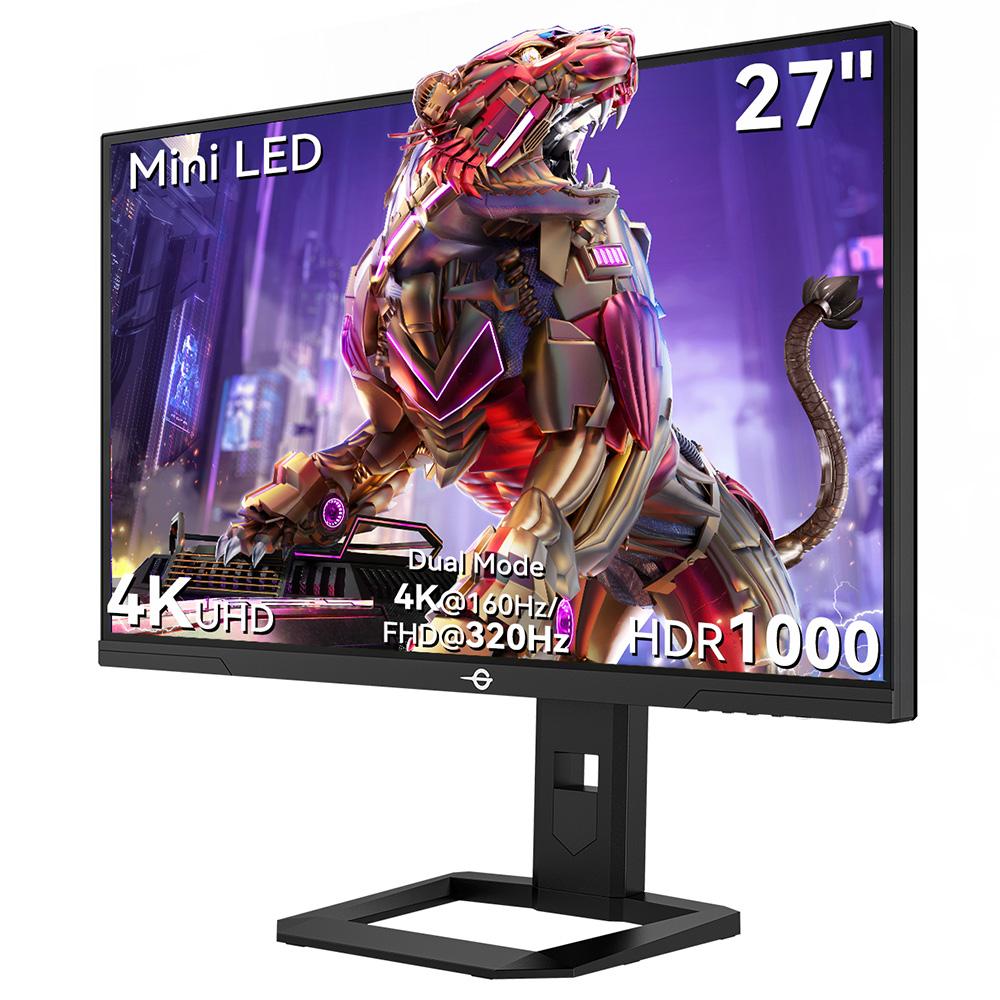 TITAN ARMY P275MV PLUS Flat 16:9 Fast IPS UHD 160Hz Dual mode FHD 320H 1152 Local Diming Mini LED Gaming Monitor