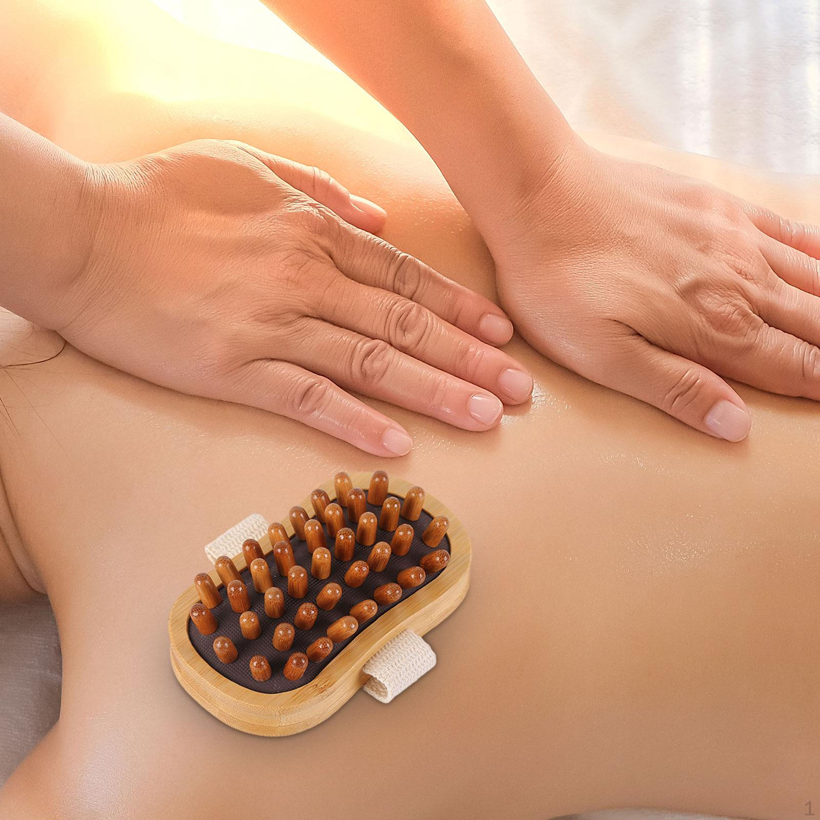 

Массажер для тела из натурального дерева для расслабления и расслабления мышц кофейный