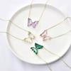 2022 Crystal Butterfly Clavicle Chain Necklace: Chic & Stylish Short Choker Pendant for Women